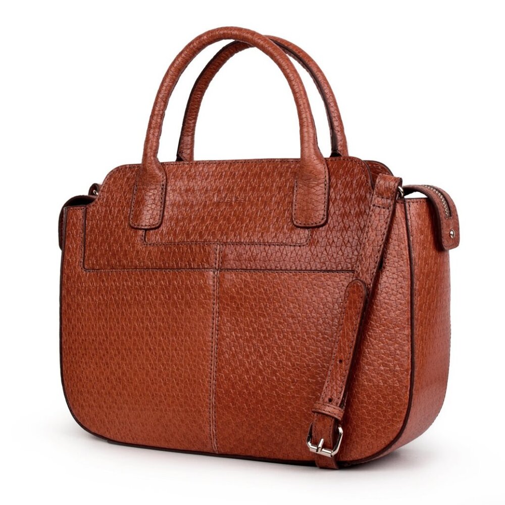 NEW ✅ KATE LEE Dorielle Cowhide Leather Bag Brown (Rust) France Import ✨ NEW